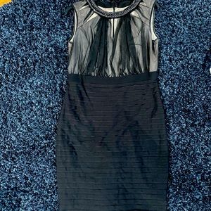 Black cocktail dress